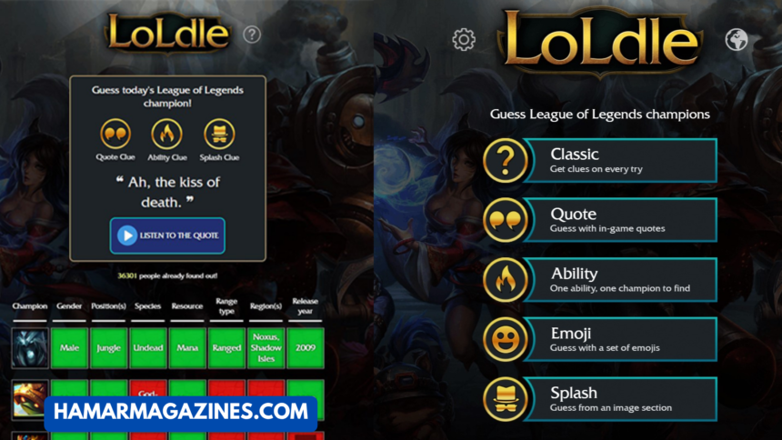 Loldle Answers